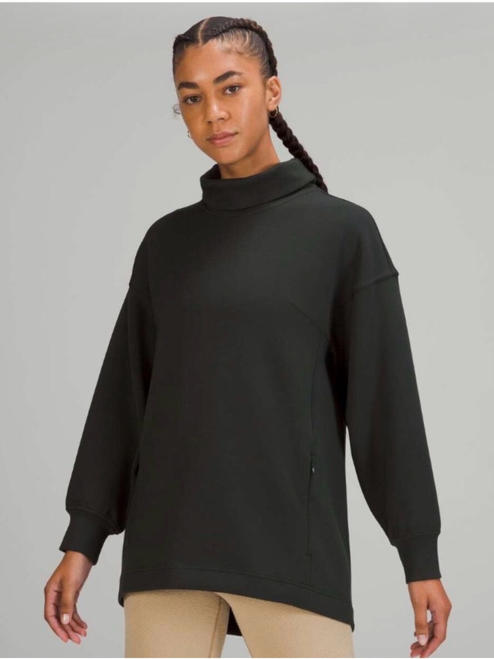 Lululemon Modal Blend Turtleneck Tunic Sz 12